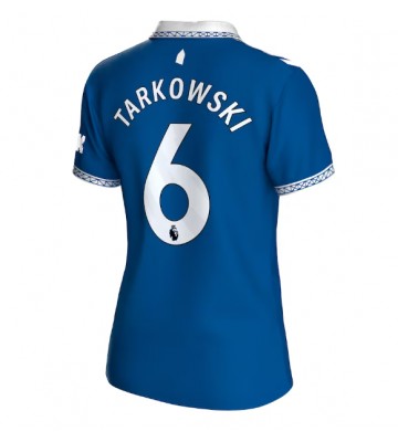 Everton James Tarkowski #6 Hjemmebanetrøje Dame 2023-24 Kort ærmer